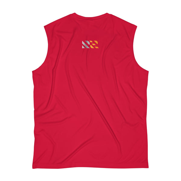 "Hustle Sweat Improve" Men's Sleeveless Performance Tee