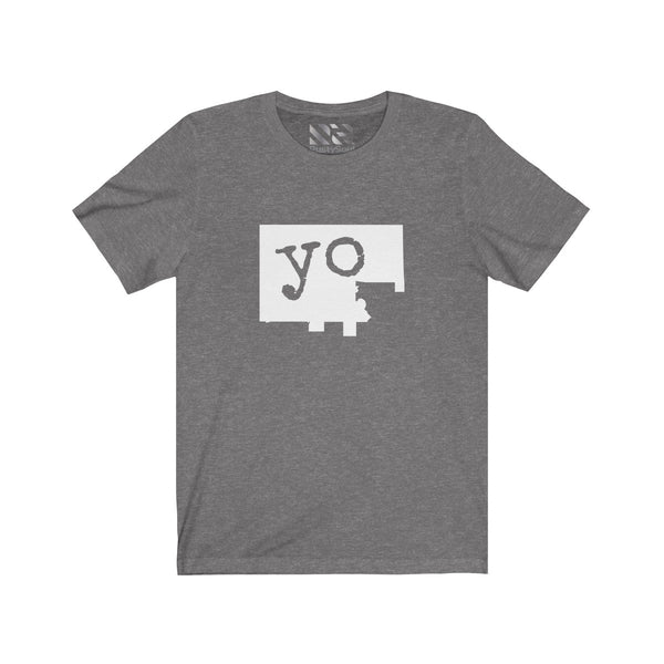 The Town "YO" (White) Unisex Jersey Short Sleeve Tee