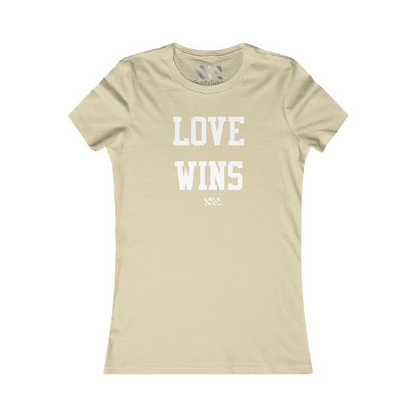 Love Wins (White) Women's Favorite Tee