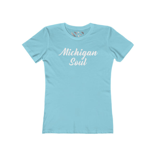"Michigan Soul" Women's The Boyfriend Tee