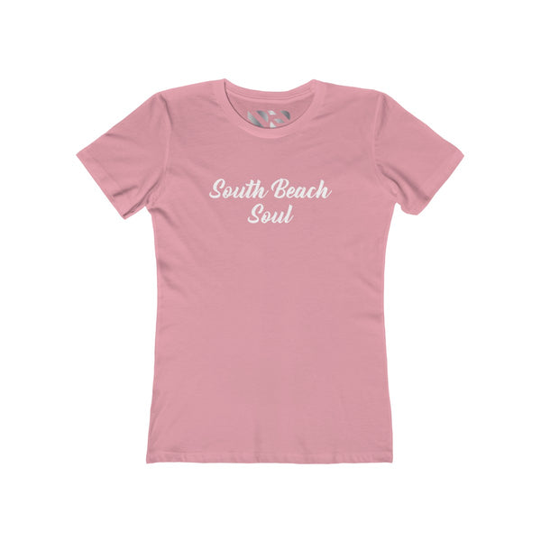 "South Beach Soul" Women's The Boyfriend Tee
