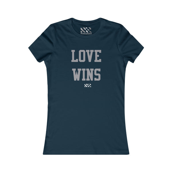 Love Wins (Gray) Women's Favorite Tee