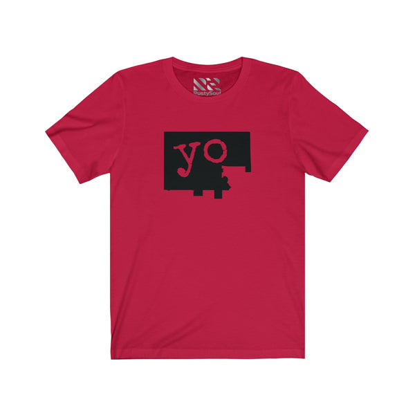 The Town "YO" (Black) Unisex Jersey Short Sleeve Tee