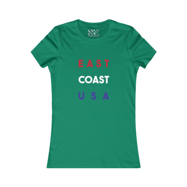 "East Coast USA" Women's Favorite Tee