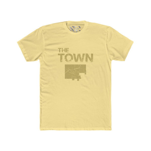 The Town 1 (Gold) Men's Cotton Crew Tee