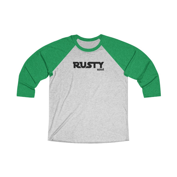 RustySoul Brand Unisex Tri-Blend 3/4 Raglan Tee