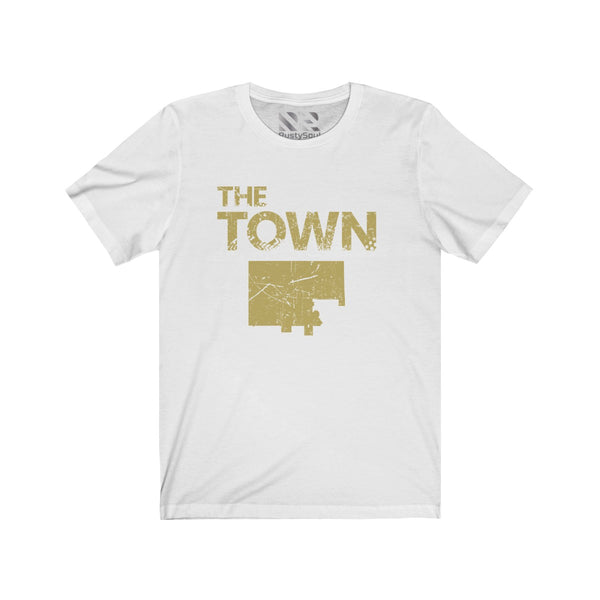 The Town 3 (Gold) Unisex Jersey Short Sleeve Tee