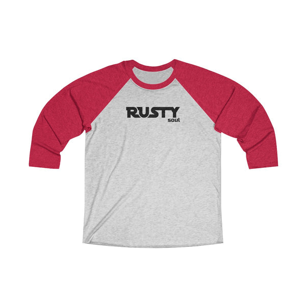 RustySoul Brand Unisex Tri-Blend 3/4 Raglan Tee