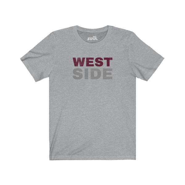 WESTSIDE Unisex Jersey Short Sleeve Tee