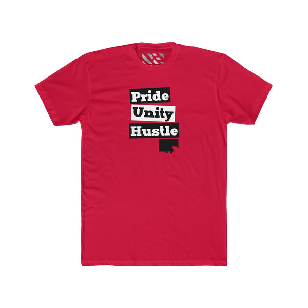 "Pride Unity Hustle" Men's Cotton Crew Tee