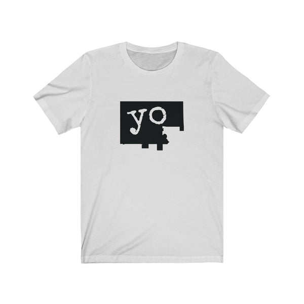 The Town "YO" (Black) Unisex Cotton Crew Tee