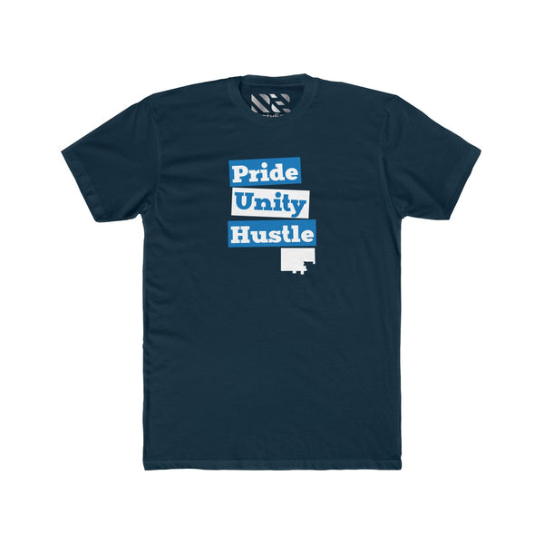 "Pride Unity Hustle" Men's Cotton Crew Tee