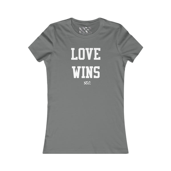 Love Wins (White) Women's Favorite Tee