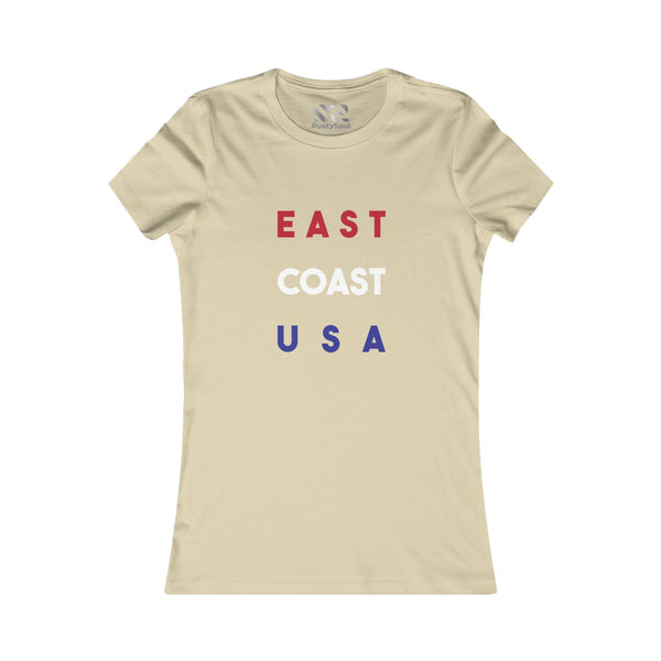 "East Coast USA" Women's Favorite Tee