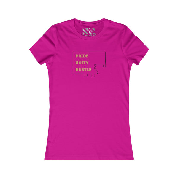 The Town "PRIDE UNITY HUSTLE" Women's Favorite Tee