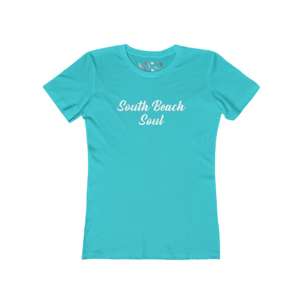 "South Beach Soul" Women's The Boyfriend Tee