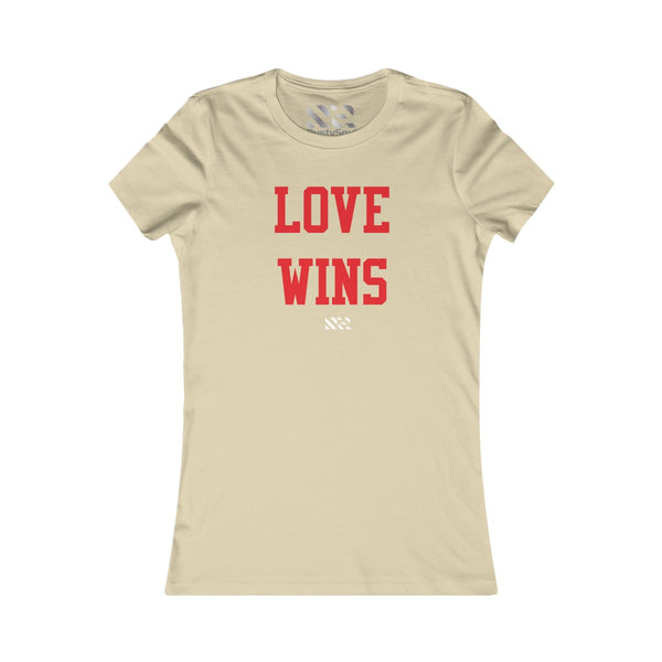 Love Wins (Red) Women's Favorite Tee