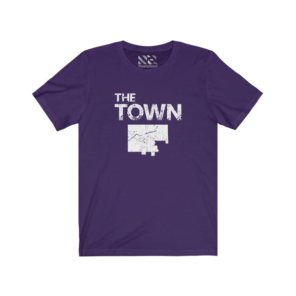 The Town 3 (White) Unisex Jersey Short Sleeve Tee
