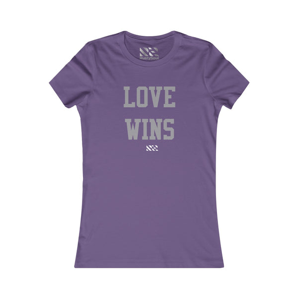 Love Wins (Gray) Women's Favorite Tee
