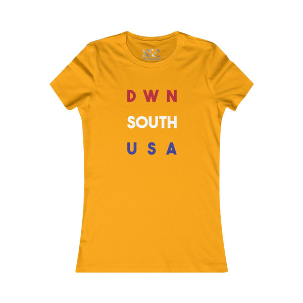 "Dwn South USA" Women's Favorite Tee