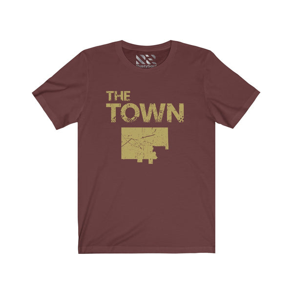 The Town 3 (Gold) Unisex Jersey Short Sleeve Tee