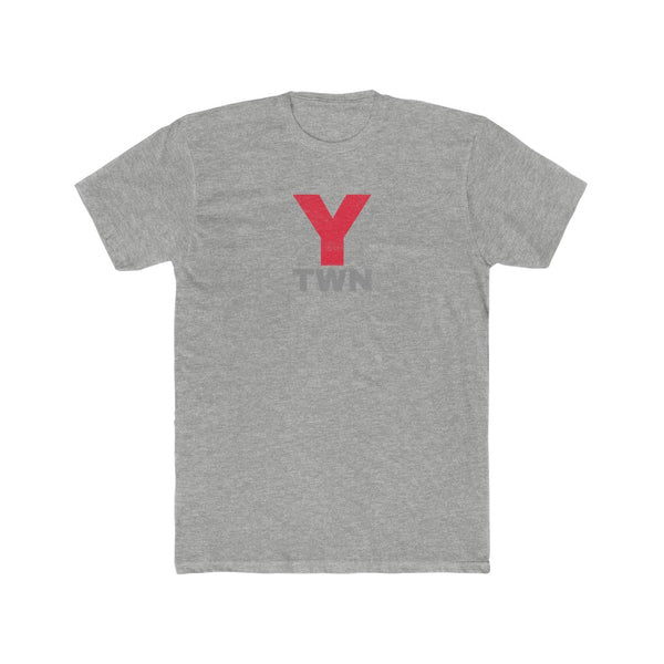 "Y TWN" Men's Cotton Crew Tee