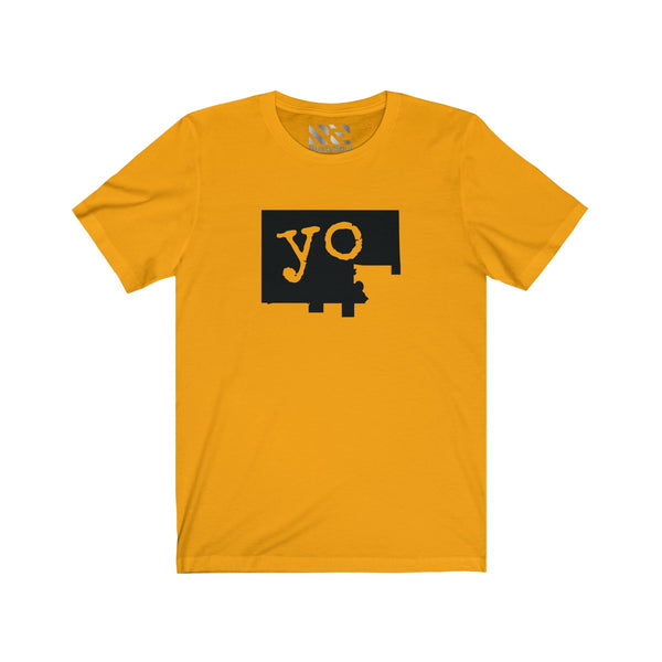 The Town "YO" (Black) Unisex Jersey Short Sleeve Tee