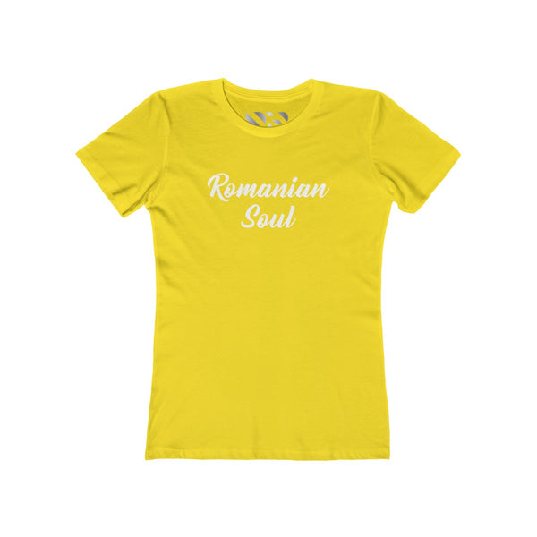 "Romanian Soul" Women's The Boyfriend Tee