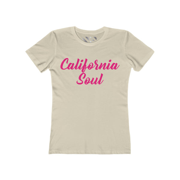 California Soul" Women's The Boyfriend Tee