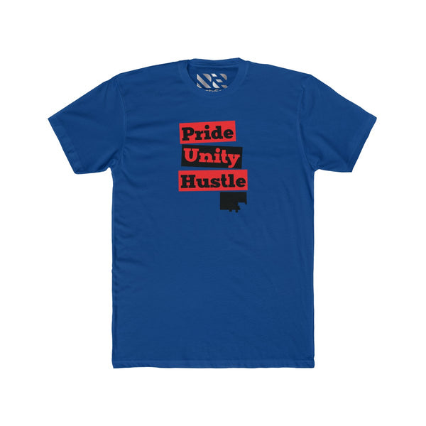 "Pride Unity Hustle" Men's Cotton Crew Tee