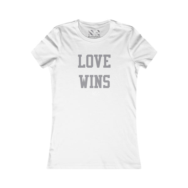Love Wins (Gray) Women's Favorite Tee