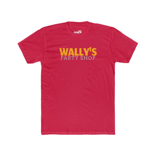 Wally's Party Shop Men's Cotton Crew Tee