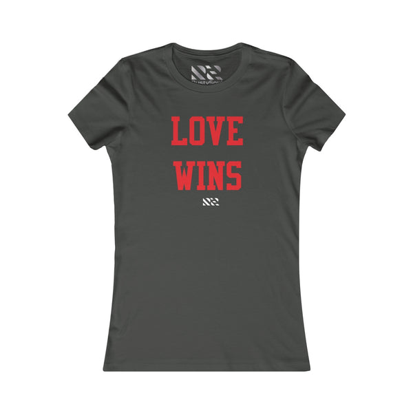 Love Wins (Red) Women's Favorite Tee