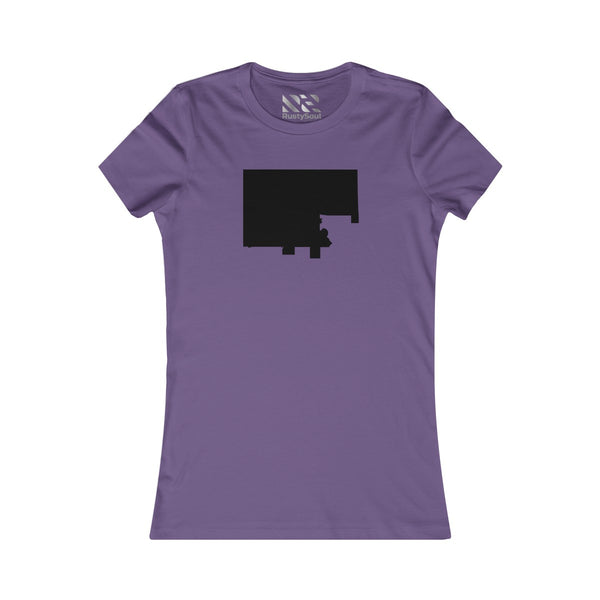The Town "Silhouette" (Black) Women's Favorite Tee