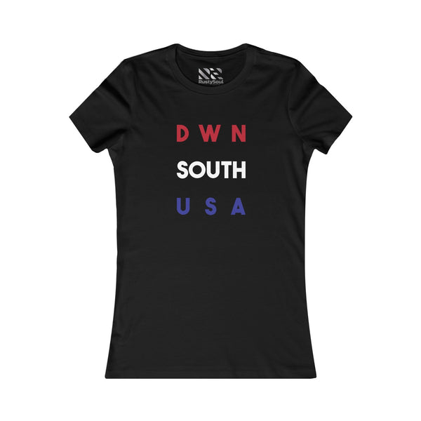 "Dwn South USA" Women's Favorite Tee