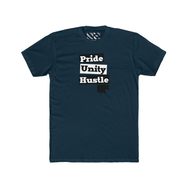 "Pride Unity Hustle" Men's Cotton Crew Tee
