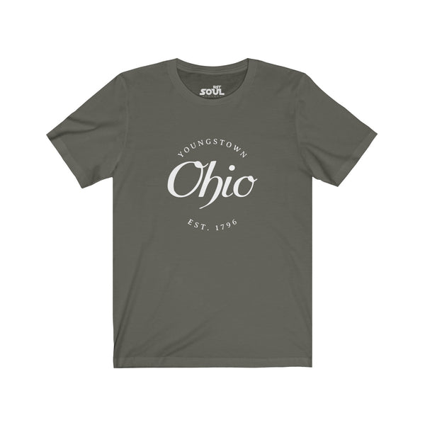 Youngstown Ohio est 1796 Unisex Jersey Short Sleeve Tee
