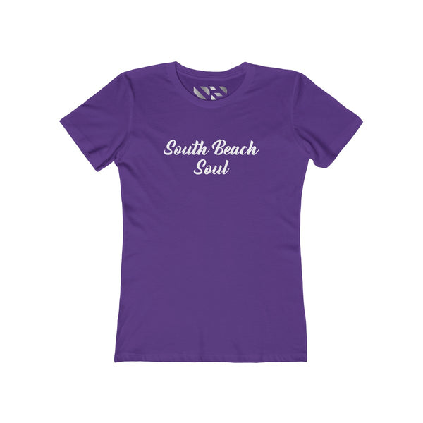 "South Beach Soul" Women's The Boyfriend Tee