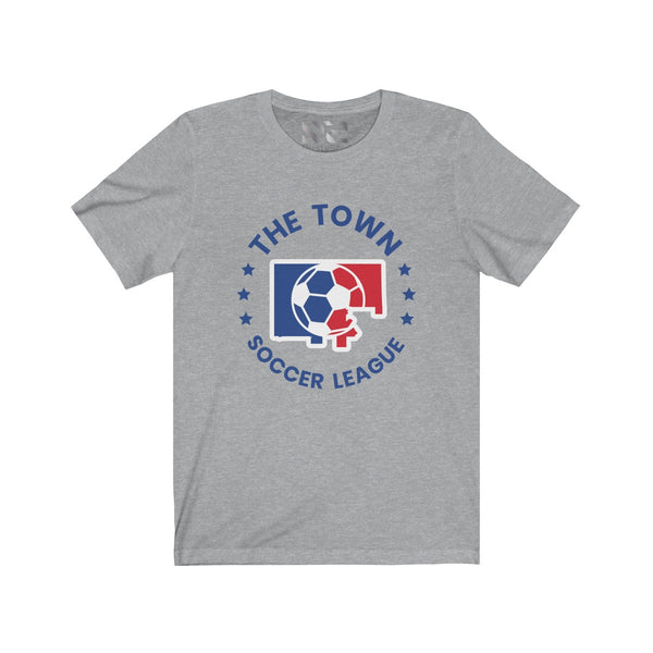 The Town "Soccer League" Unisex Jersey Short Sleeve Tee