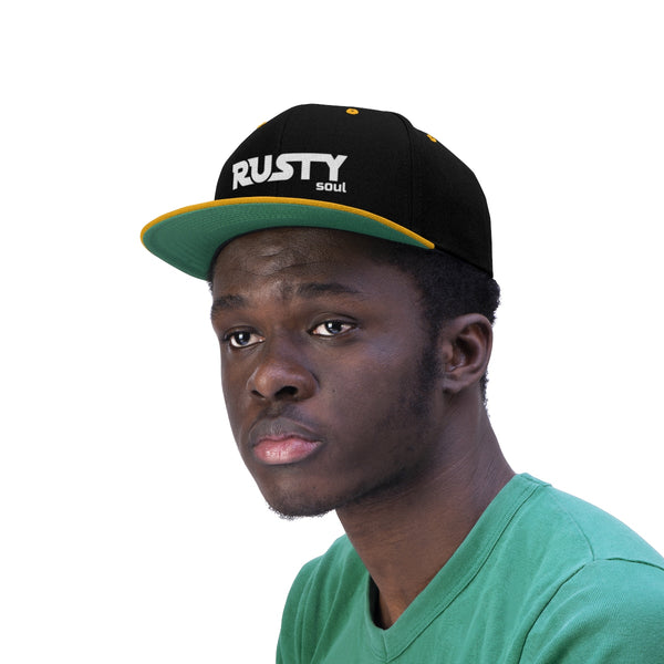 RustySoul Unisex Flat Bill Hat