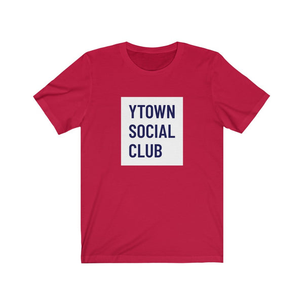 "YTOWN SOCIAL CLUB" Unisex Jersey Short Sleeve Tee