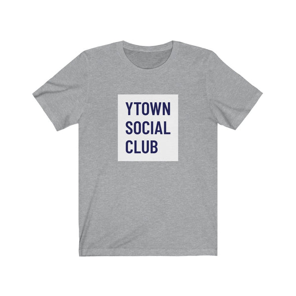 "YTOWN SOCIAL CLUB" Unisex Jersey Short Sleeve Tee
