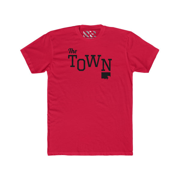 The Town 2 (Black) Men's Cotton Crew Tee