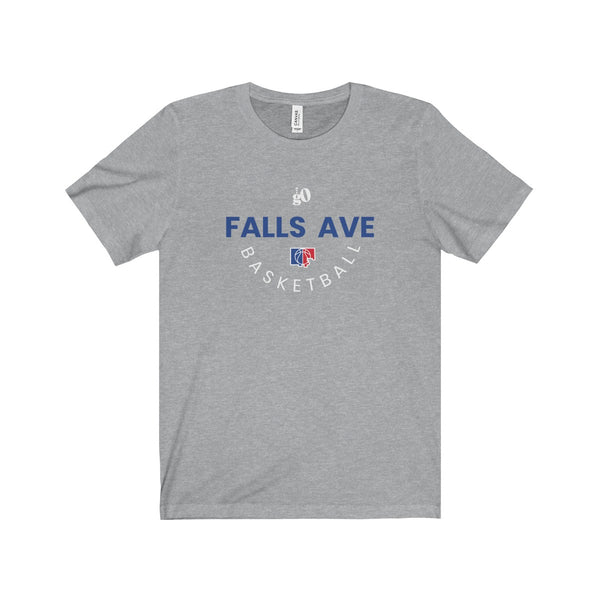 "Falls Ave Basketball" Unisex Jersey Short Sleeve Tee