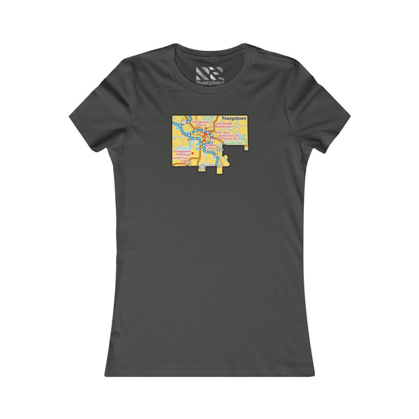 The Town "Map" Women's Favorite Tee