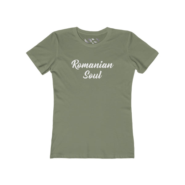 "Romanian Soul" Women's The Boyfriend Tee