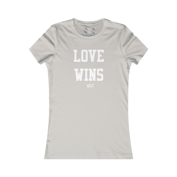 Love Wins (White) Women's Favorite Tee