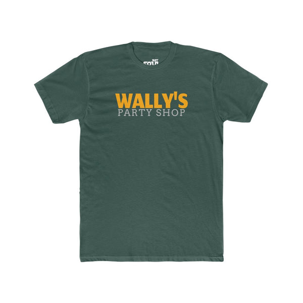 Wally's Party Shop Men's Cotton Crew Tee