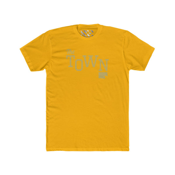 The Town 2 (Gold) Men's Cotton Crew Tee