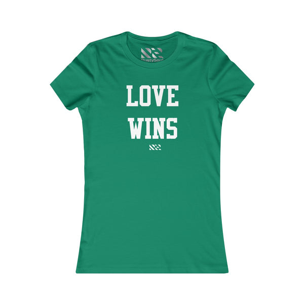 Love Wins (White) Women's Favorite Tee